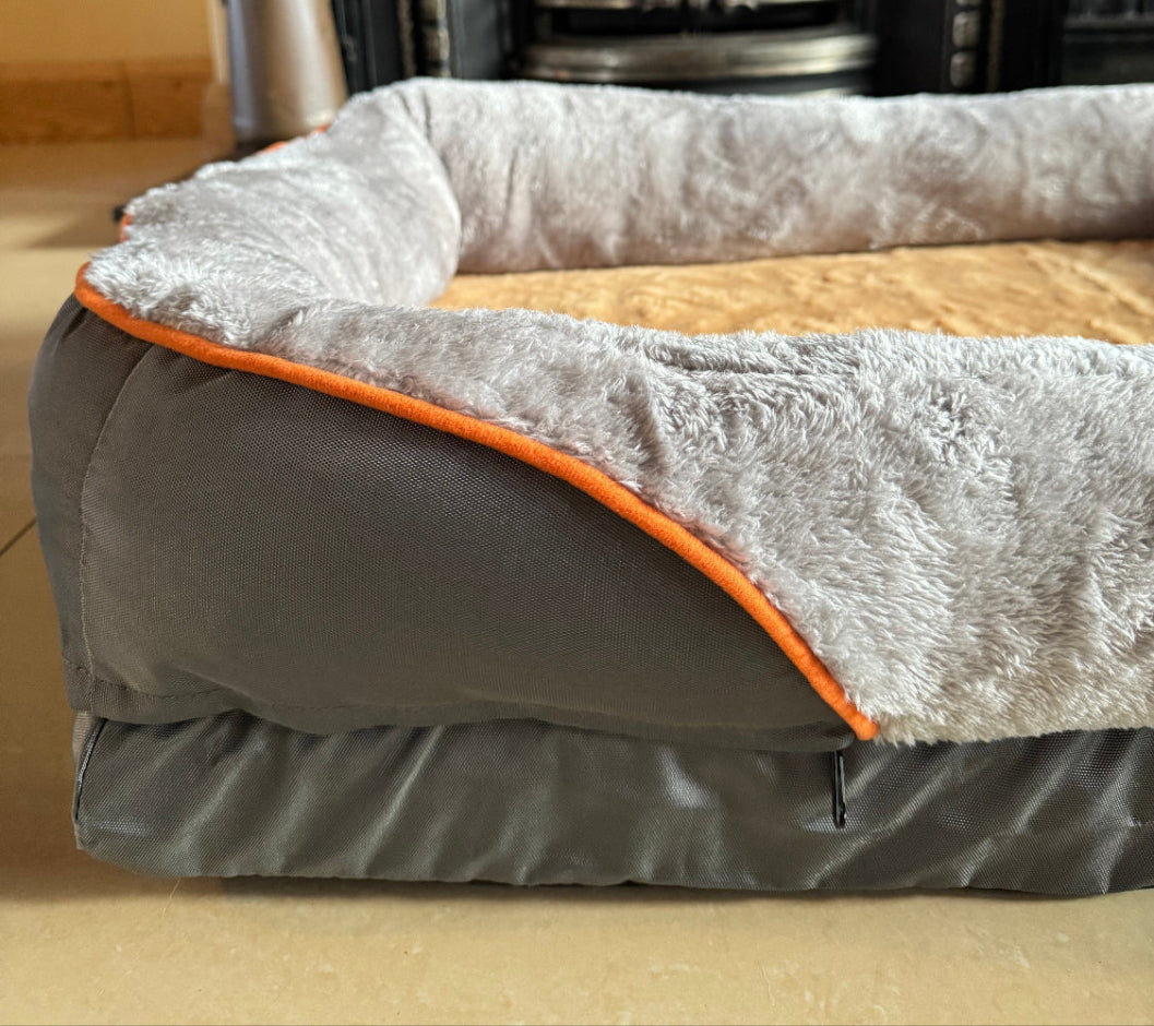 Luxury Orthopaedic Dog Bed with Washable Cover