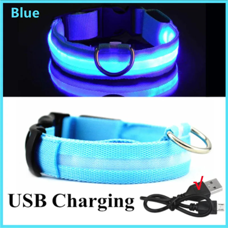 Rechargeable Luminous Dog Collar