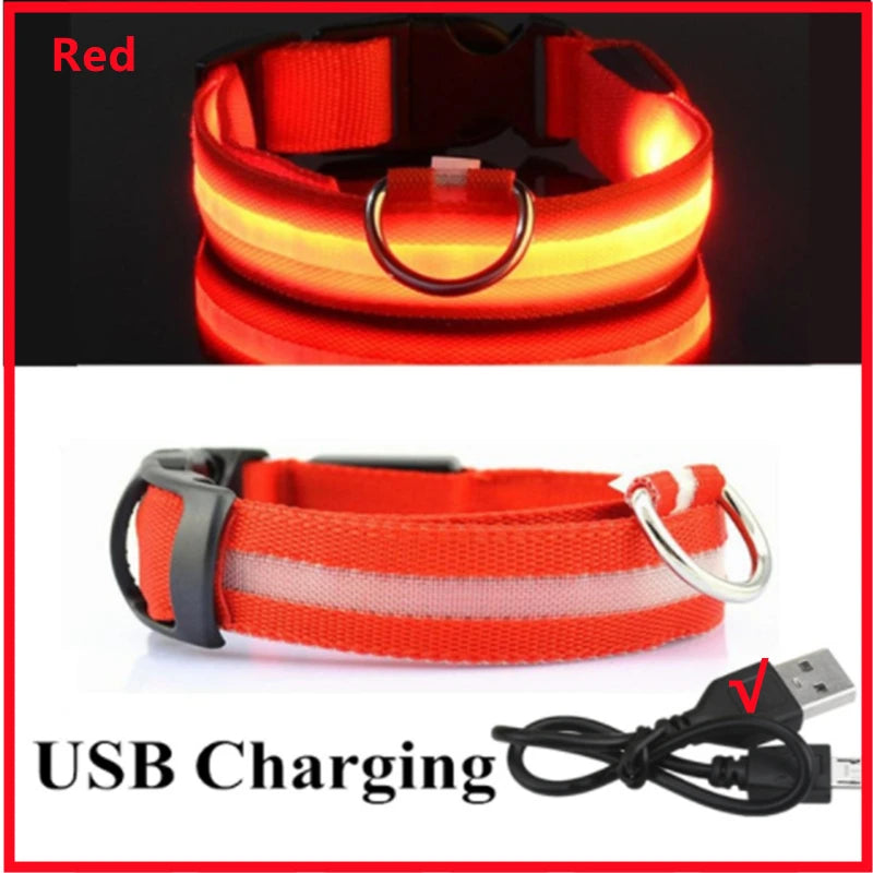 Rechargeable Luminous Dog Collar